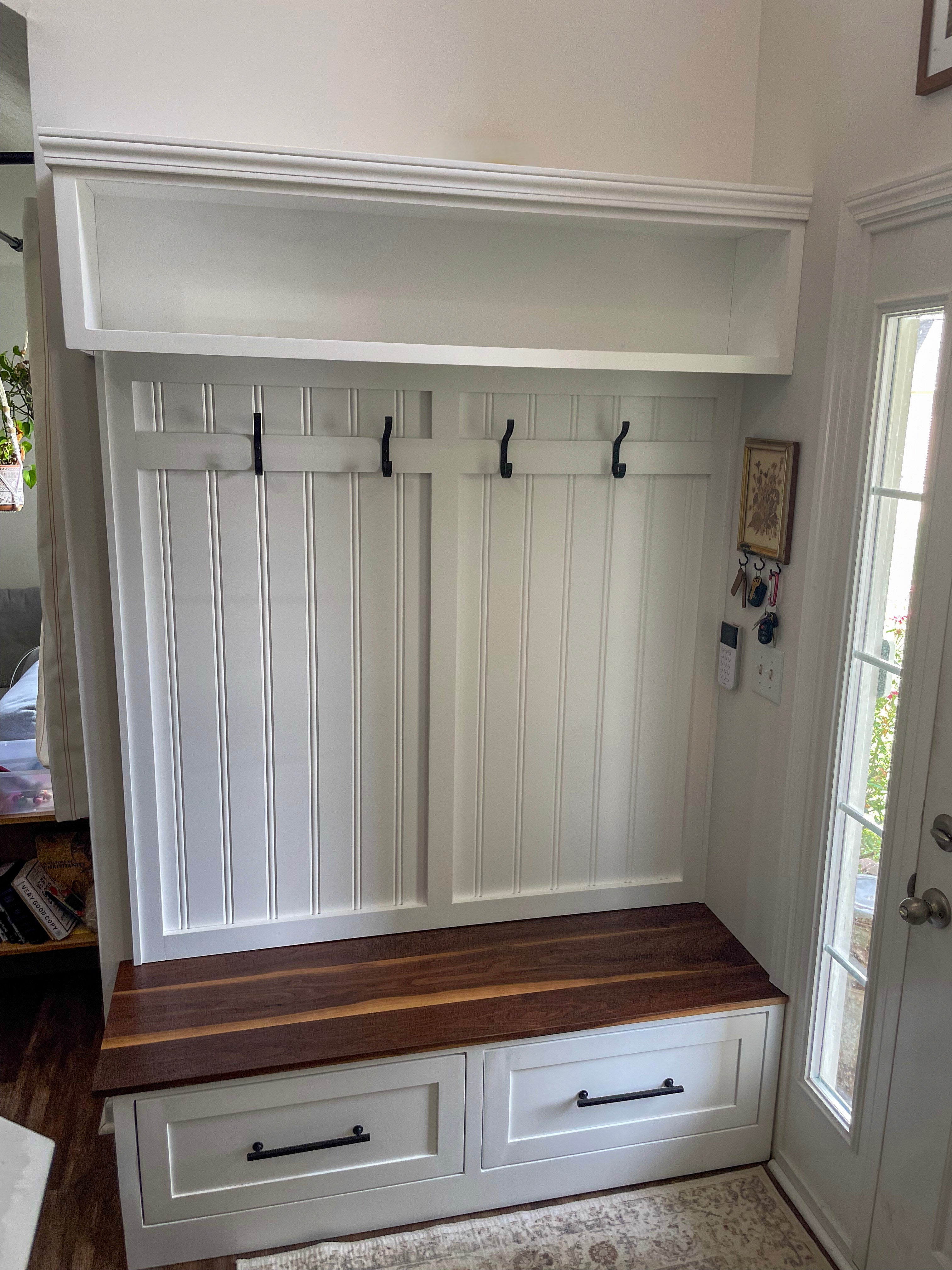 Custom mudroom