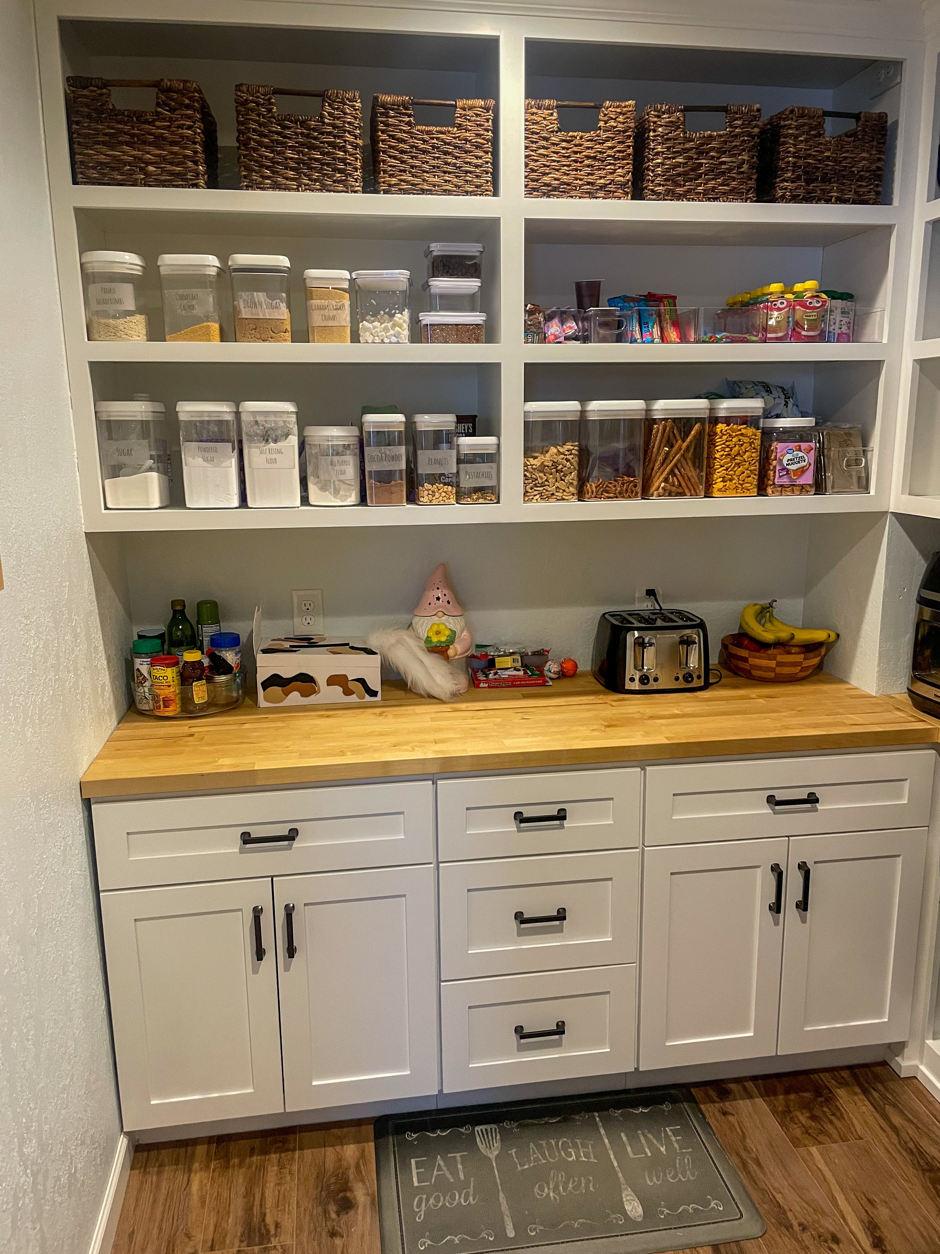 Custom Walk In Pantry Shelving