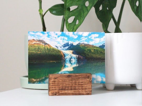 Wedding Table Number Holder | Wedding Table Decor | Wedding Place Card Holder | Wood Photo Stand | Polaroid Picture Stand
