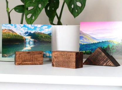 Wedding Table Number Holder | Wedding Table Decor | Wedding Place Card Holder | Wood Photo Stand | Polaroid Picture Stand