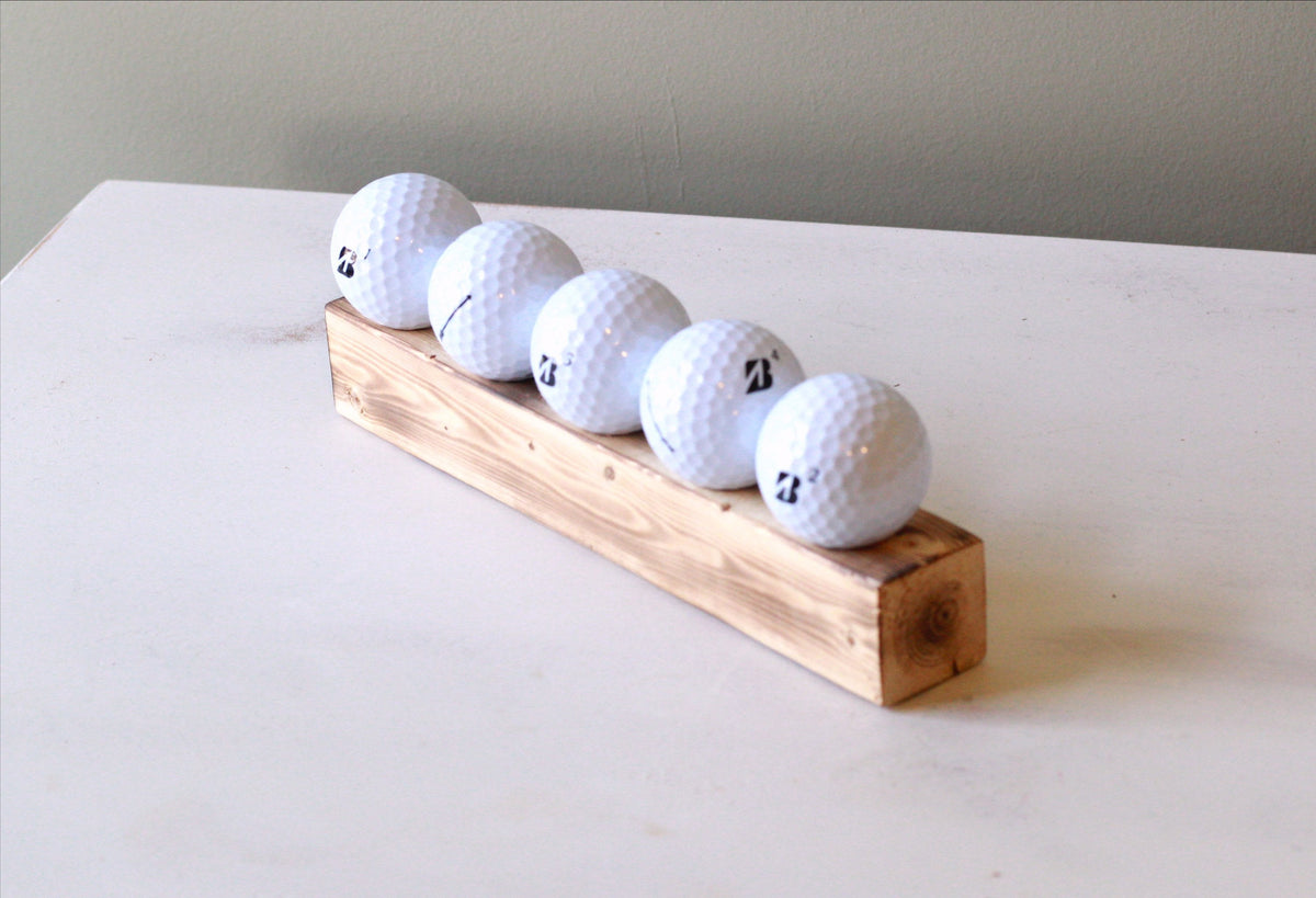 Golf Ball Shelf | Floating Golf Display | Golf Ball Wall Display | Wall Golf Ball Stand | Man Cave Golf