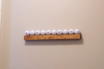 Golf Ball Shelf | Floating Golf Display | Golf Ball Wall Display | Wall Golf Ball Stand | Man Cave Golf