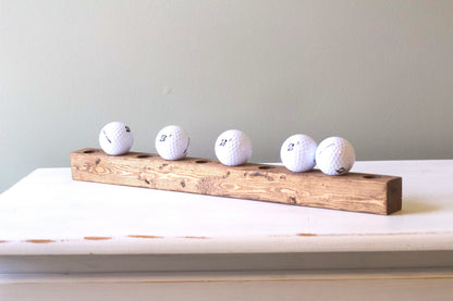 Golf Ball Shelf | Floating Golf Display | Golf Ball Wall Display | Wall Golf Ball Stand | Man Cave Golf