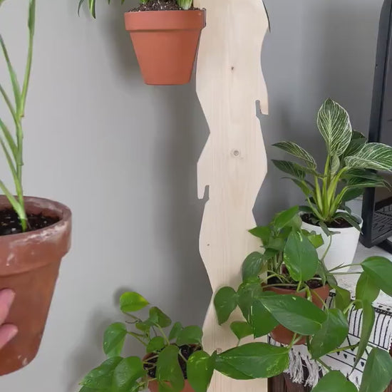 Indoor Plant Stand | Plant Pot Holder | Vertical Planter | Houseplant display | Terracotta Plant Hanger | Clay Pot Holder | Plant Tree